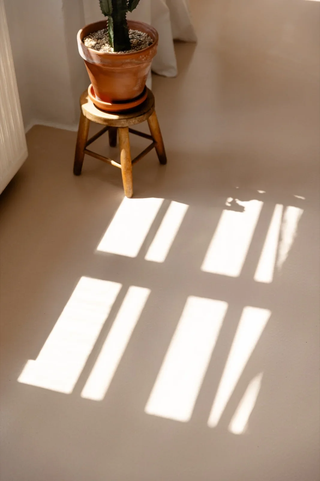 Lichtflecken auf dem Boden