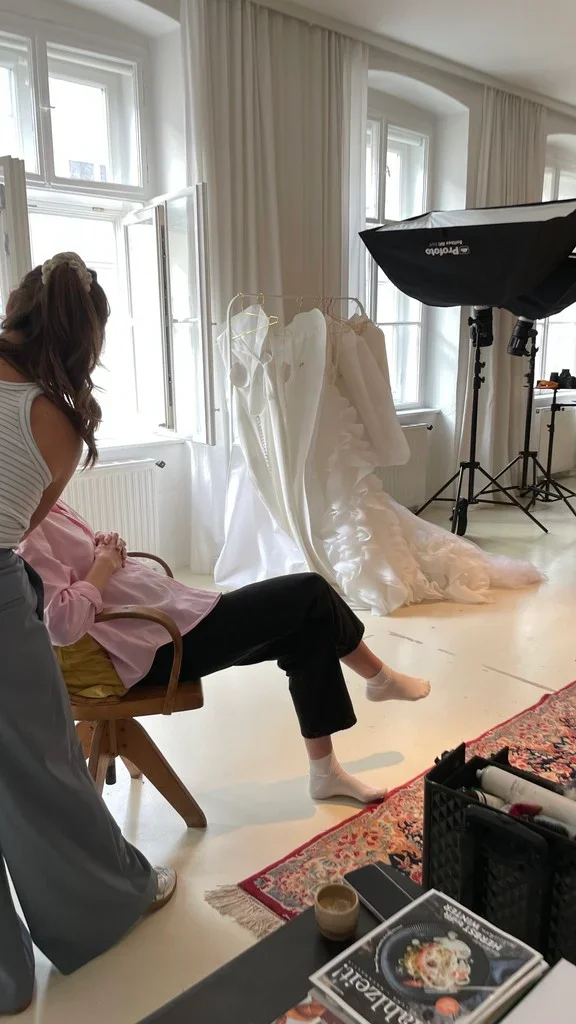 Nadja und Jakob im Studio
